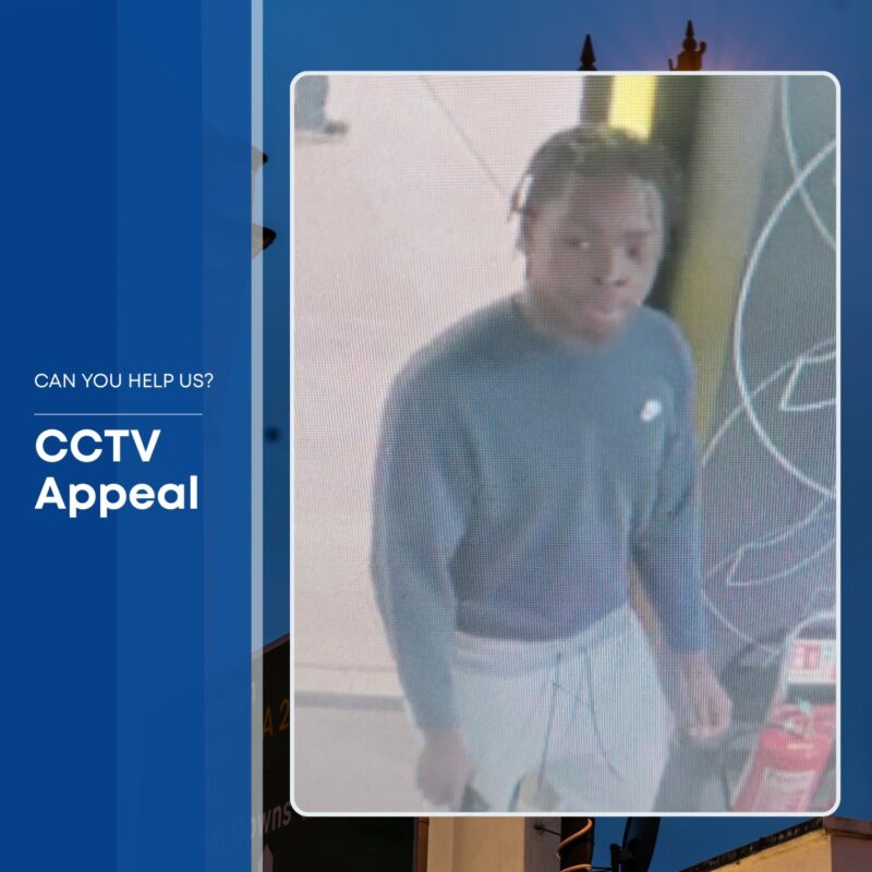 Police have released a CCTV image of a man they want to speak to in ...
