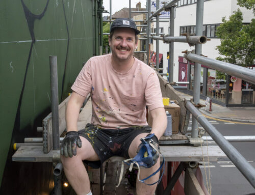 A new mural called The Surbiton Shuttle is being unveiled in Surbiton this Saturday.